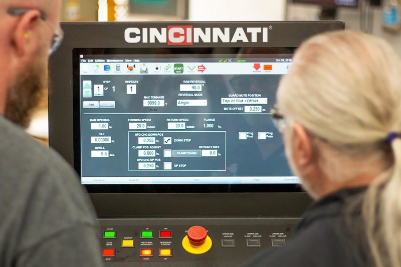 Career Opportunity | Operating a Cincinnati AutoForm+ press brake at Ajax