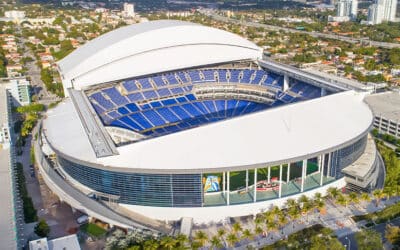 Architectural Bracket For Miami Marlins Baseball Stadium