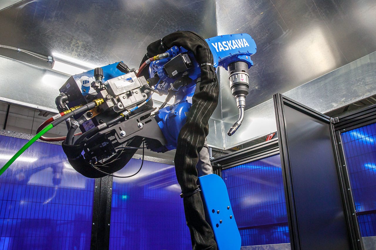 Inside a Robotic Welding Cell
