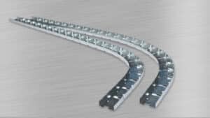 Radius track bendable curved framing profiles manufactured by Ajax Metal Forming Solutions