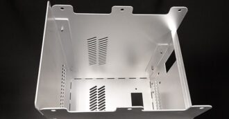 An aluminum medical device enclosure