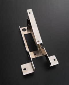 Laser cut, deburred and formed bracket