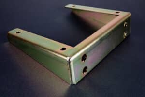 Zinc plated heatsink bracket